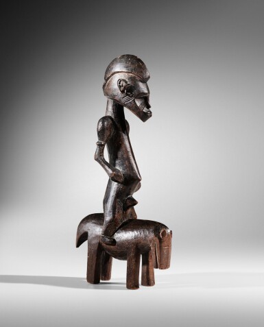 View full screen - View 1 of Lot 61. Senufo Equestrian Figure, Côte d’Ivoire.
