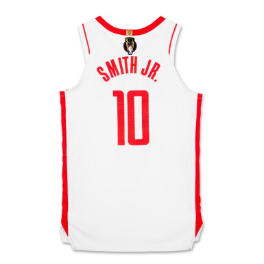 View full screen - View 1 of Lot 47. Jabari Smith Jr. Houston Rockets 2024-2025 Emirates NBA Cup Semifinals Worn Association Edition Jersey | Matched to 3 Games.