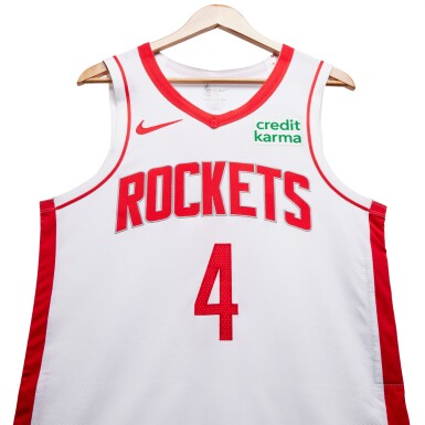 View full screen - View 1 of Lot 160. Jalen Green Houston Rockets 2023-2024 Game Worn Association Edition Jersey .