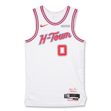 View full screen - View 1 of Lot 66. Aaron Holiday Houston Rockets 2025-2026 Game Issued City Edition Jersey.