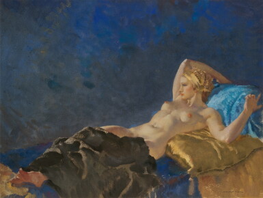View full screen - View 1 of Lot 41. SIR WILLIAM RUSSELL FLINT, R.A., P.R.W.S. | DIANA.