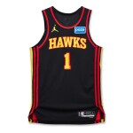 Jalen Johnson Atlanta Hawks 2025-2026 Emirates NBA Cup Game Worn Statement Edition Jersey | Triple-Double