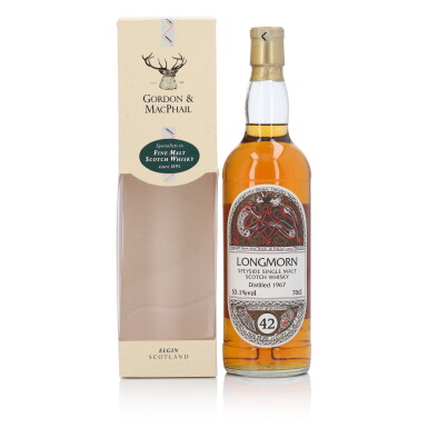 View full screen - View 1 of Lot 286. Longmorn Gordon & MacPhail Book of Kells 42 Year Old Cask #3342 53.1 abv 1967 (1 Bottle 70cl).