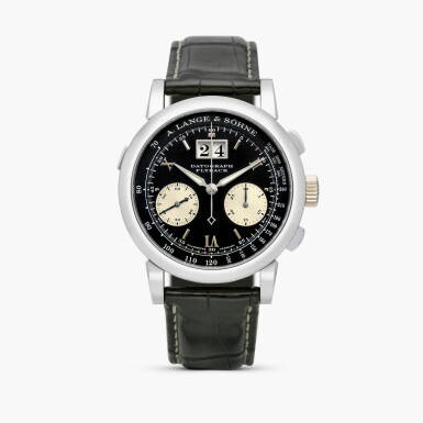 View full screen - View 1 of Lot 2584. Datograph, Reference 403.035 | A platinum flyback chronograph wristwatch with date, Circa 2012.