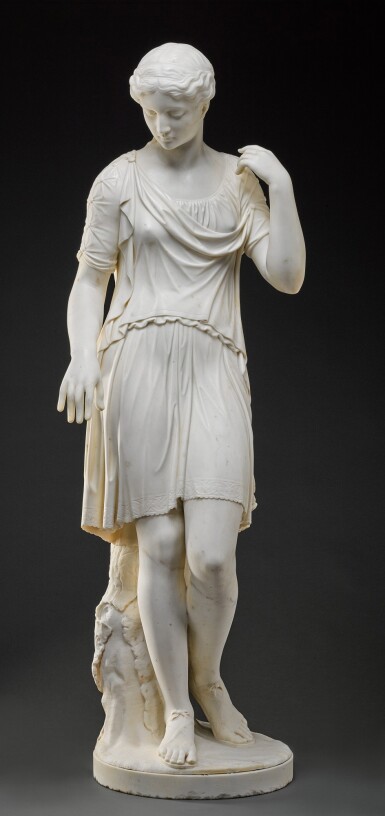 View full screen - View 1 of Lot 87. A Standing Nymph, or Diana.