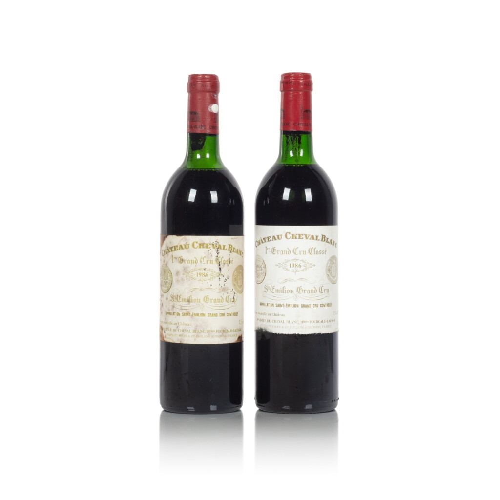 View full screen - View 1 of Lot 169. Château Cheval Blanc 1986 (2 BT).