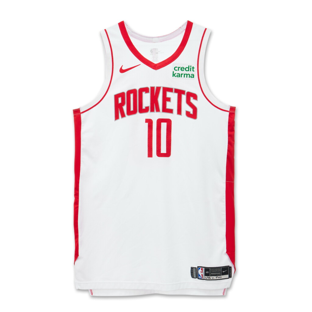 View full screen - View 1 of Lot 159. Jabari Smith Jr. Houston Rockets 2023-2024 Game Worn Association Edition Jersey.
