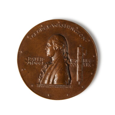 View full screen - View 1 of Lot 1097. George Washington Inauguration Centennial Medal.