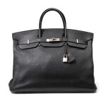 Noir Togo Birkin 40 Palladium Hardware, 2003
