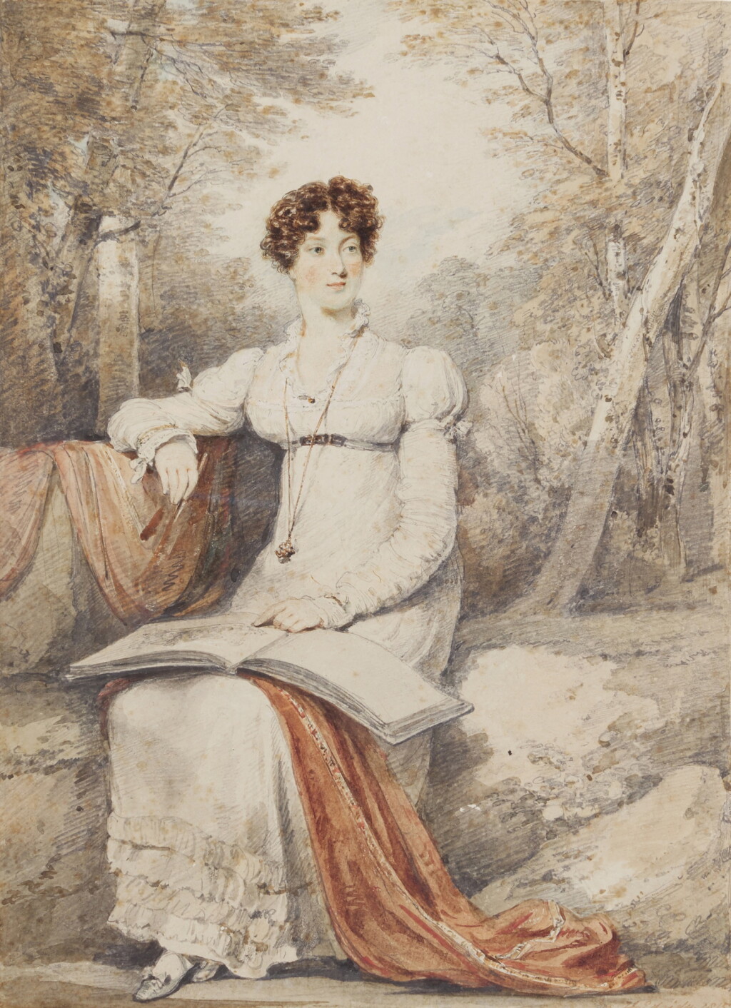 View full screen - View 1 of Lot 158. Portrait of H.R.H. Princess Sophia (1777-1848).