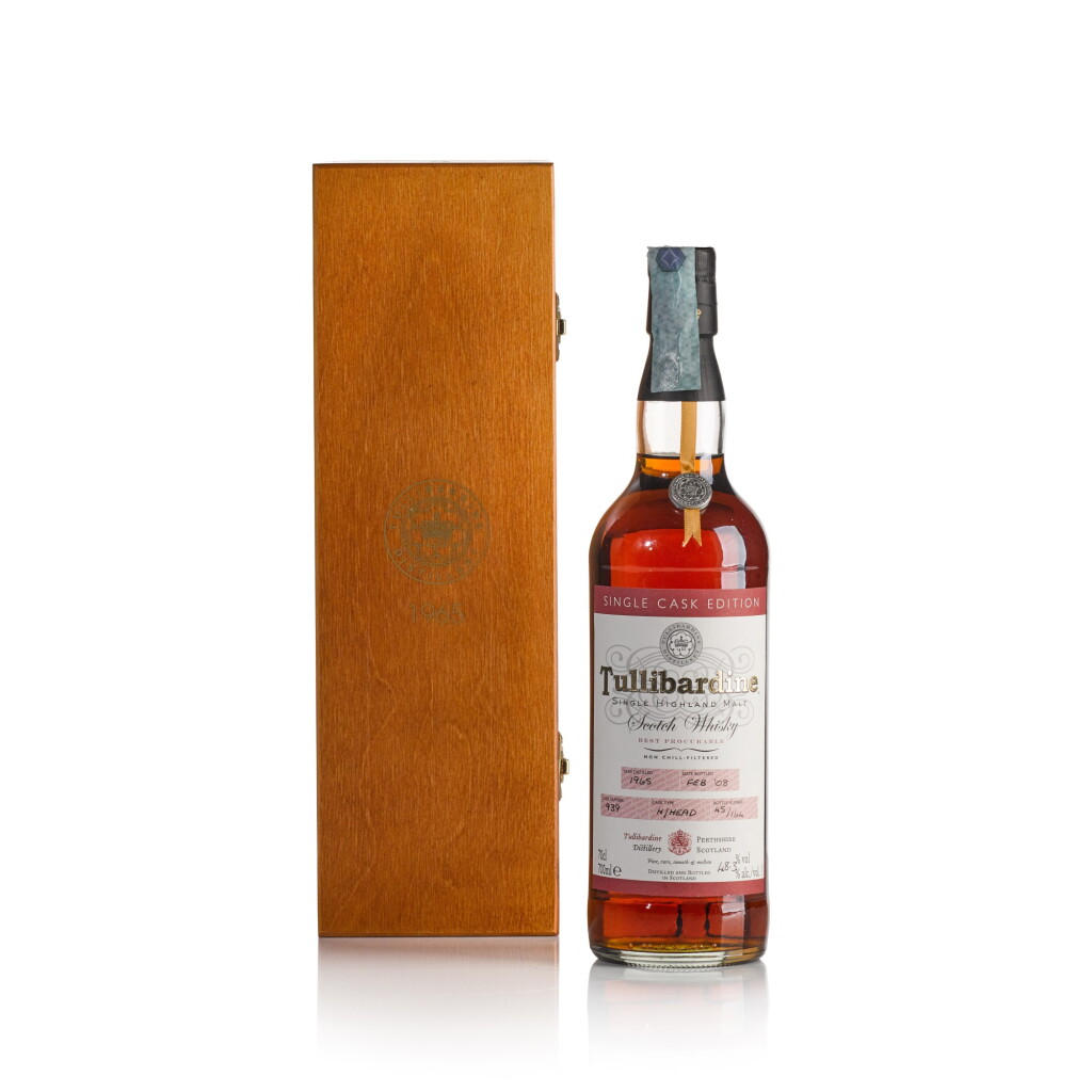 View full screen - View 1 of Lot 507. Tullibardine Single Cask 48.3 abv 1965 (1 BT70).