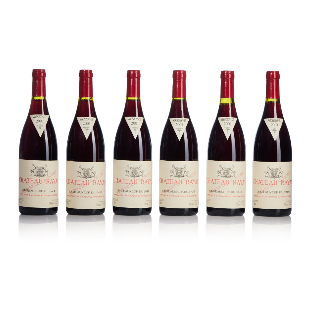 View full screen - View 1 of Lot 473. Chateauneuf-du-Pape, Cuvée Réservée 2001 Château Rayas (6 BT).