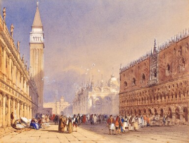 View full screen - View 1 of Lot 48. The Piazzetta, Venice.