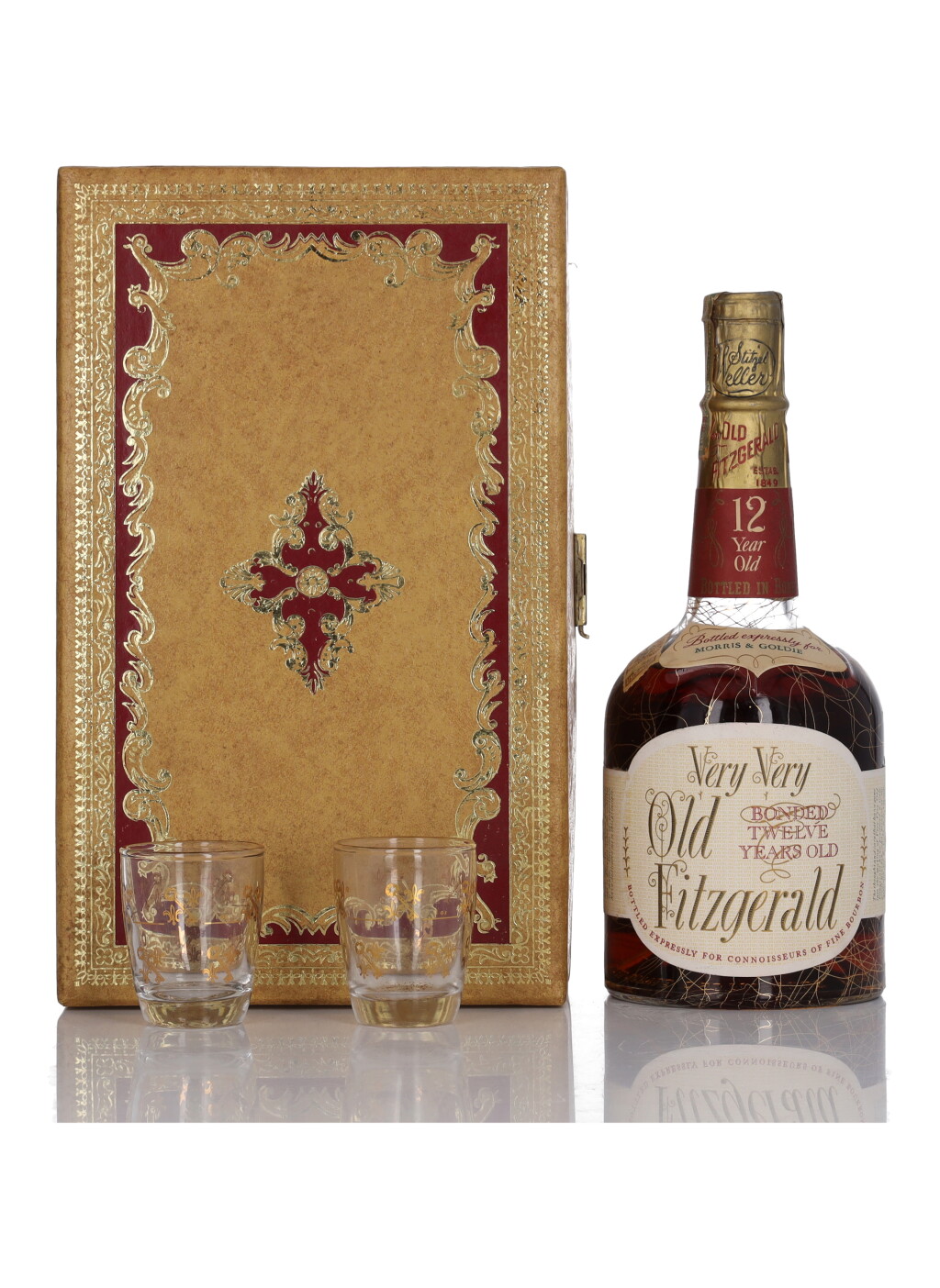 View full screen - View 1 of Lot 220. Very Old Fitzgerald 12 Year Old Bottled In Bond 100 Proof 1954 (1 Bottle 4/5 Quart).