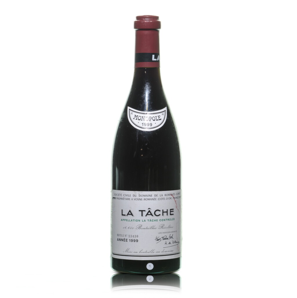 View full screen - View 1 of Lot 82. La Tâche 1999 Domaine de la Romanée-Conti (1 BT).