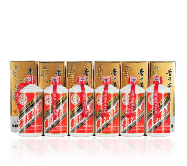2002年产 “飞天牌”贵州茅台酒 Kweichow Flying Fairy Moutai 2002 (6 x 500ml)