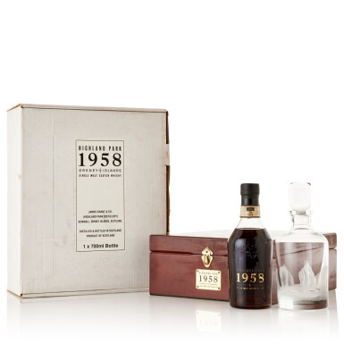 View full screen - View 1 of Lot 6571. Highland Park 40 Year Old 44.0 abv 1958 (1 BT70).