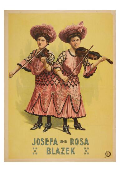 View full screen - View 1 of Lot 77. Blazek, Josefa, & Rosa Blazek | Conjoined sisters from Bohemia.