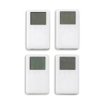 A set of four classic Apple iPods, 3rd generation, 30 Go