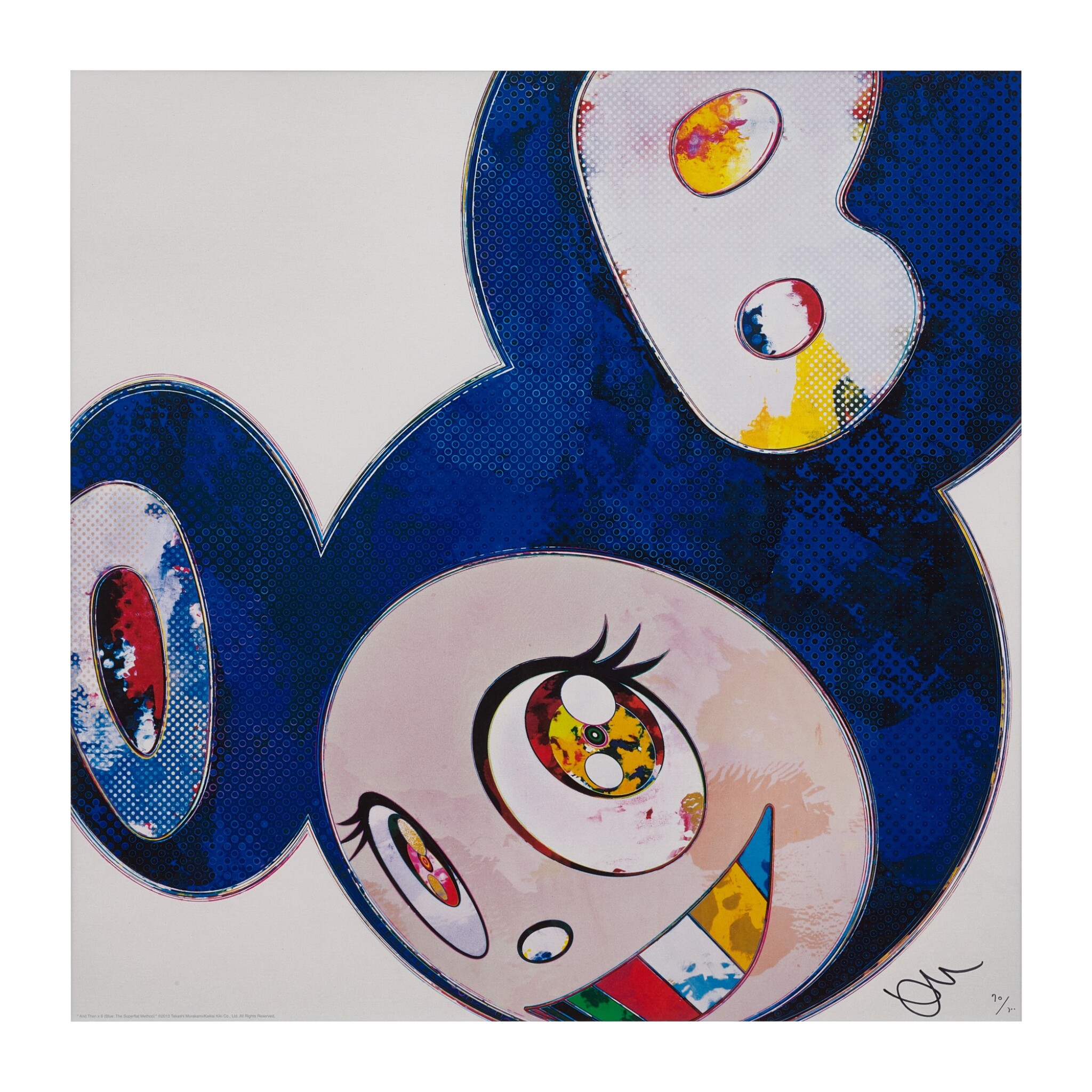 Takashi Murakami 村上隆 And Then Blue The Superflat Method 接著 藍 超扁平技巧 Contemporary Showcase Summer Lovin Sotheby S Takashi Murakami 村上隆 And Then Blue The Superflat Method 接著 藍 超扁平技巧 Contemporary Showcase Summer Lovin Sotheby S