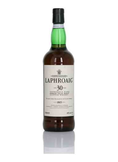 View full screen - View 1 of Lot 60. Laphroaig 30 Year Old 43.0 abv NV (1 Bottle 75cl).