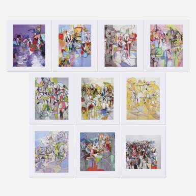 View full screen - View 1 of Lot 671. Drawing Paintings.