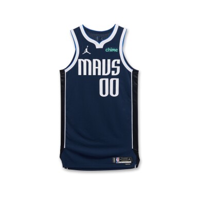 View full screen - View 1 of Lot 108. Jazian Gortman Dallas Mavericks 2024-2025 Emirates NBA Cup Game Issued Statement Edition Jersey .