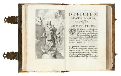 View full screen - View 1 of Lot 188. Officium Beatae Mariae virginis, Venice, 1740, contemporary brown morocco gilt.