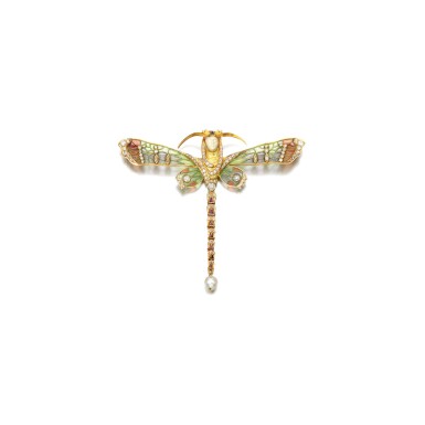 View full screen - View 1 of Lot 221. IVORY, GEM SET AND ENAMEL BROOCH, MASRIERA Y CARRERA, 1920S.