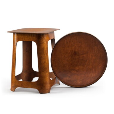 View full screen - View 1 of Lot 87. Isokon, London, est. 1931 | Stool/Table with Tray.