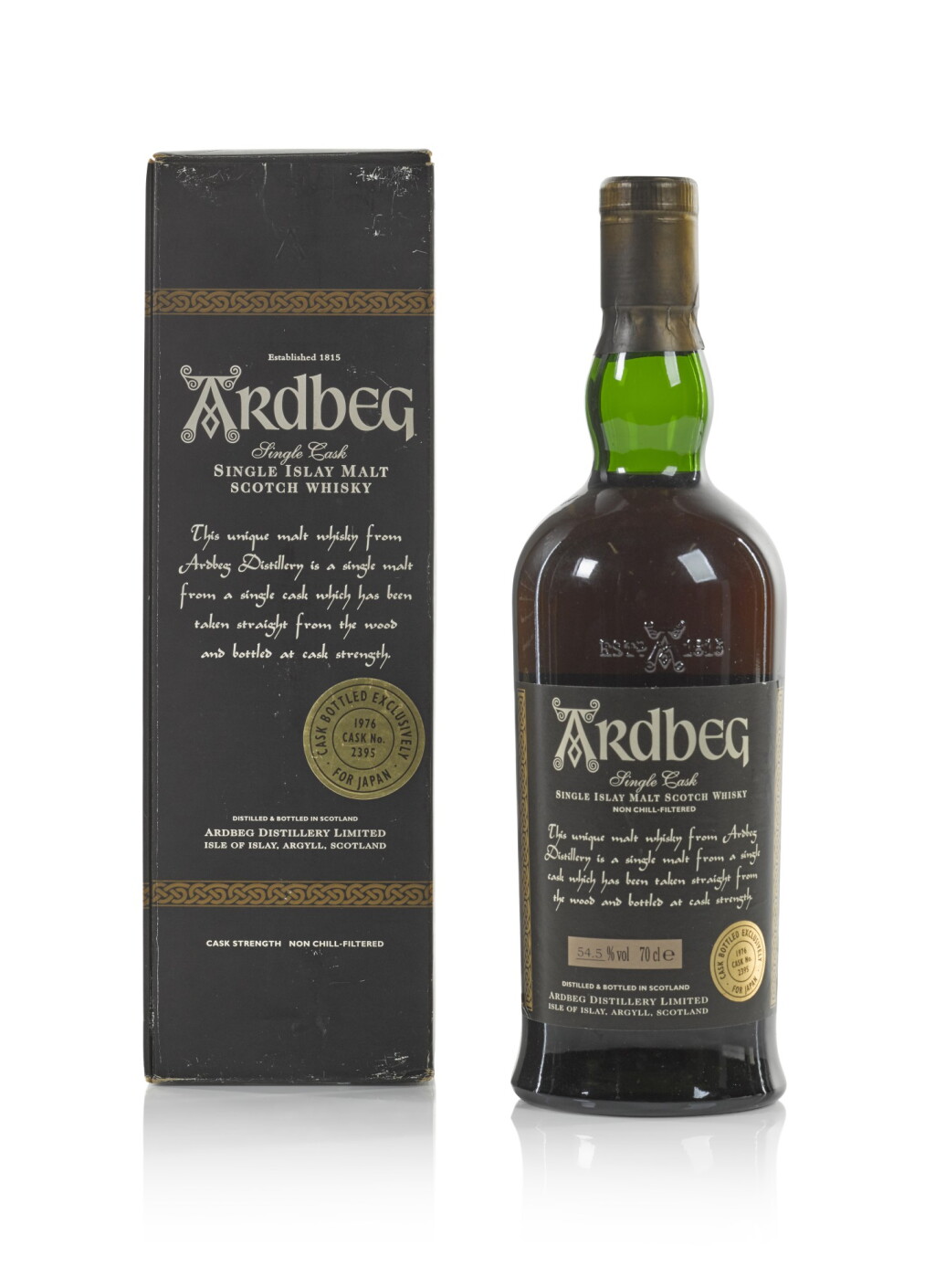 View full screen - View 1 of Lot 24. Ardbeg Single Cask #2395 54.5 abv 1976 .