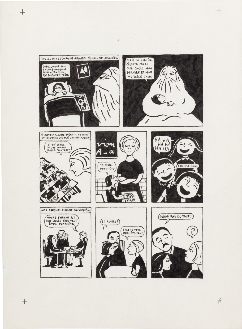 View full screen - View 1 of Lot 6. Persepolis (Original Book Art, page 6).