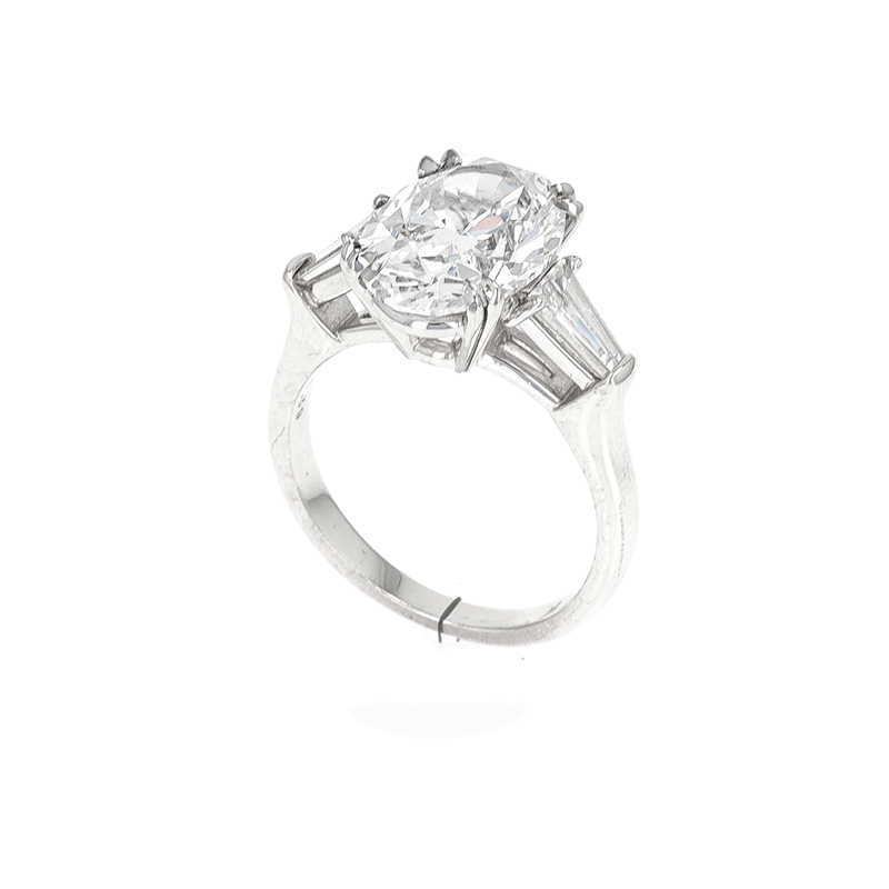 View full screen - View 1 of Lot 95. Harry Winston | Bague diamant | Diamond ring.
