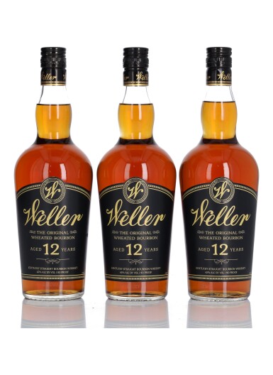View full screen - View 1 of Lot 431. W.L. Weller 12 Year Old 90 Proof NV (3 Bottles 75cl).