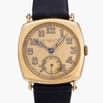 A yellow gold wristwatch | Circa 1930