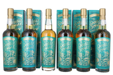 View full screen - View 1 of Lot 5461. Compass Box The Double Single 46.0 abv NV (6 BT75).