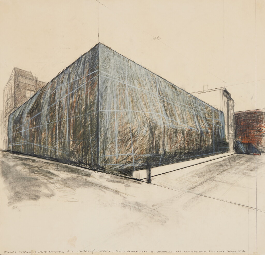 View full screen - View 1 of Lot 487. Wrapped Museum of Contemporary Art, Chicago (Project).