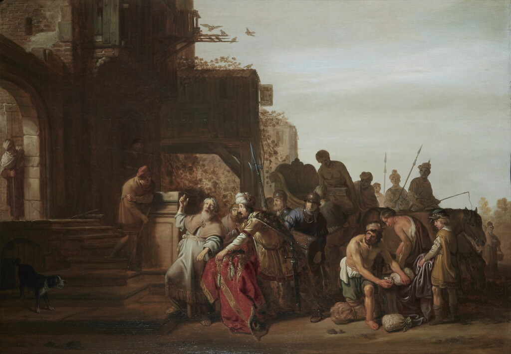 View full screen - View 1 of Lot 210. CLAES CORNELISZ. MOEYAERT | ELISHA REFUSING NAAMAN’S GIFTS .