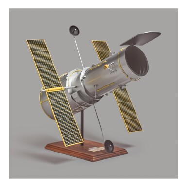 View full screen - View 1 of Lot 35. HUBBLE SPACE TELESCOPE MODEL, BY PENWAL INDUSTRIES FOR NASA, CA 1990.