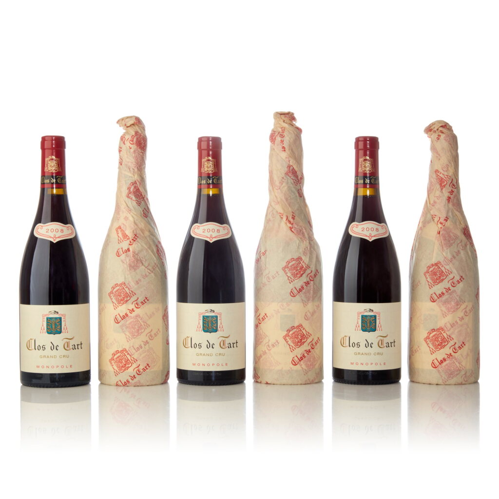 View full screen - View 1 of Lot 163. Clos de Tart 2008 Domaine du Clos de Tart (6 BT).