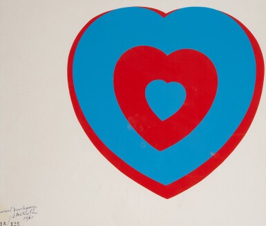 View full screen - View 1 of Lot 24. Cœurs Volants (Fluttering Hearts).