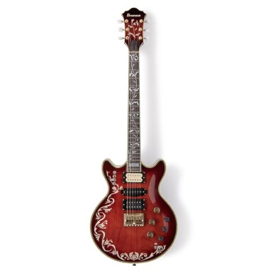 View full screen - View 1 of Lot 186. Bob Weir | Ibanez, 2005, BWM1 guitar "Cowboy Fancy" reissue model.