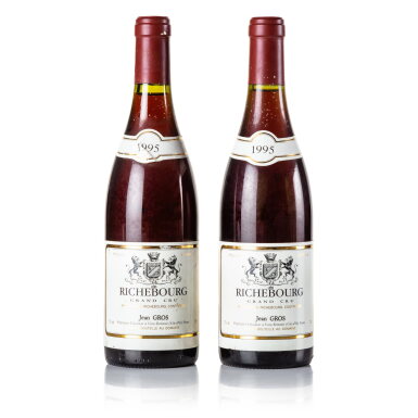 View full screen - View 1 of Lot 277. Richebourg 1995 Jean Gros (2 BT).