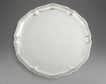 A Louis XV Silver Circular Dish, Louis Ducoing, Bordeaux, 1783-86
