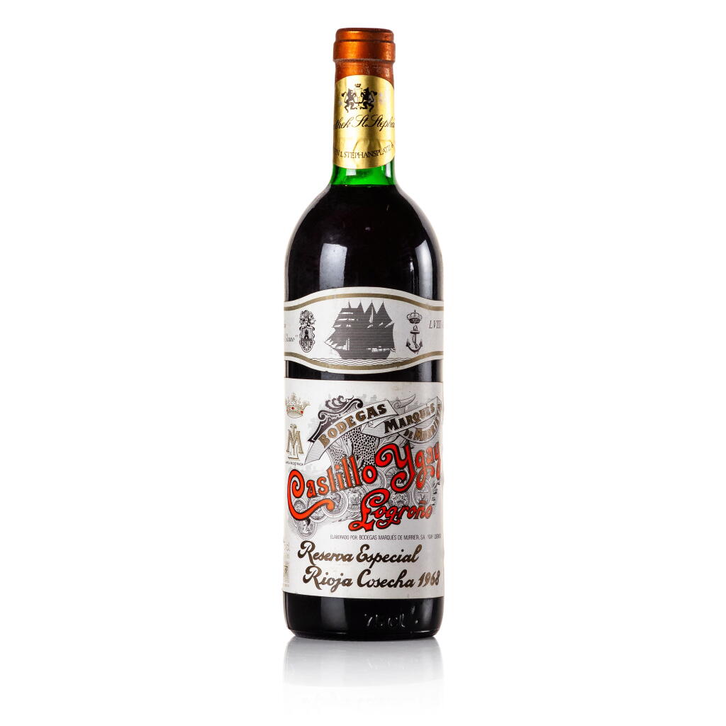 View full screen - View 1 of Lot 492. Castillo Ygay Reserva Especial 1968 (1 BT).