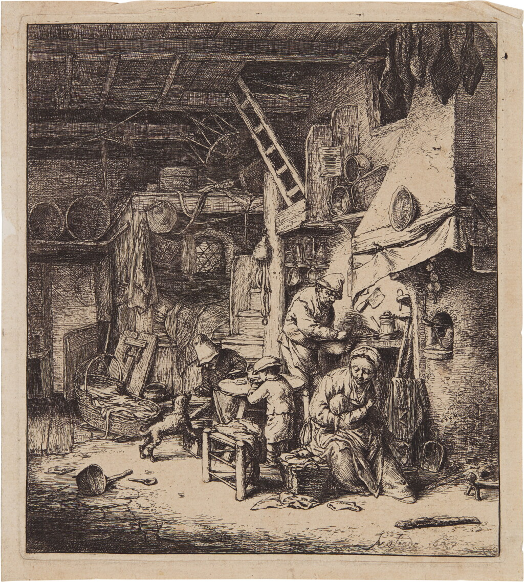 View full screen - View 1 of Lot 85. The Family (Godefroy, Hollstein 46).