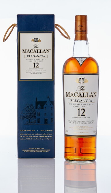 View full screen - View 1 of Lot 6072. The Macallan Elegancia 12 Year Old 40.0 abv NV (1 B175).