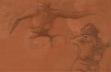 View full screen - View 1 of Lot 18. Figure Studies for Perseus and the Graiae.