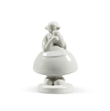 View full screen - View 1 of Lot 2098. Robj, Bécassine lamp, circa 1930 | Robj, Lampe Bécassine, vers 1930.