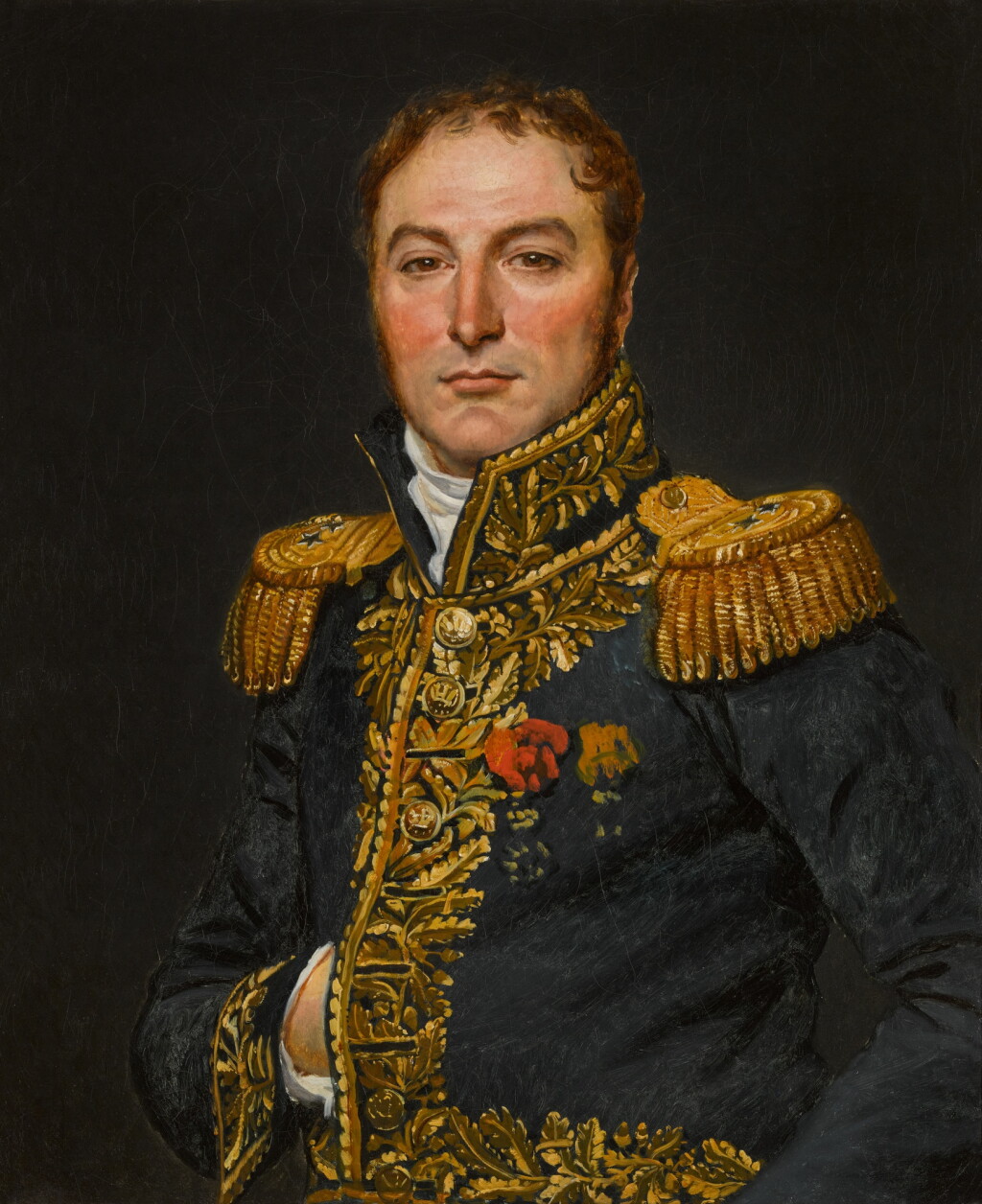 View full screen - View 1 of Lot 37. Portrait of General Baron Claude-Marie Meunier (1770–1846), the artist's son-in-law.
